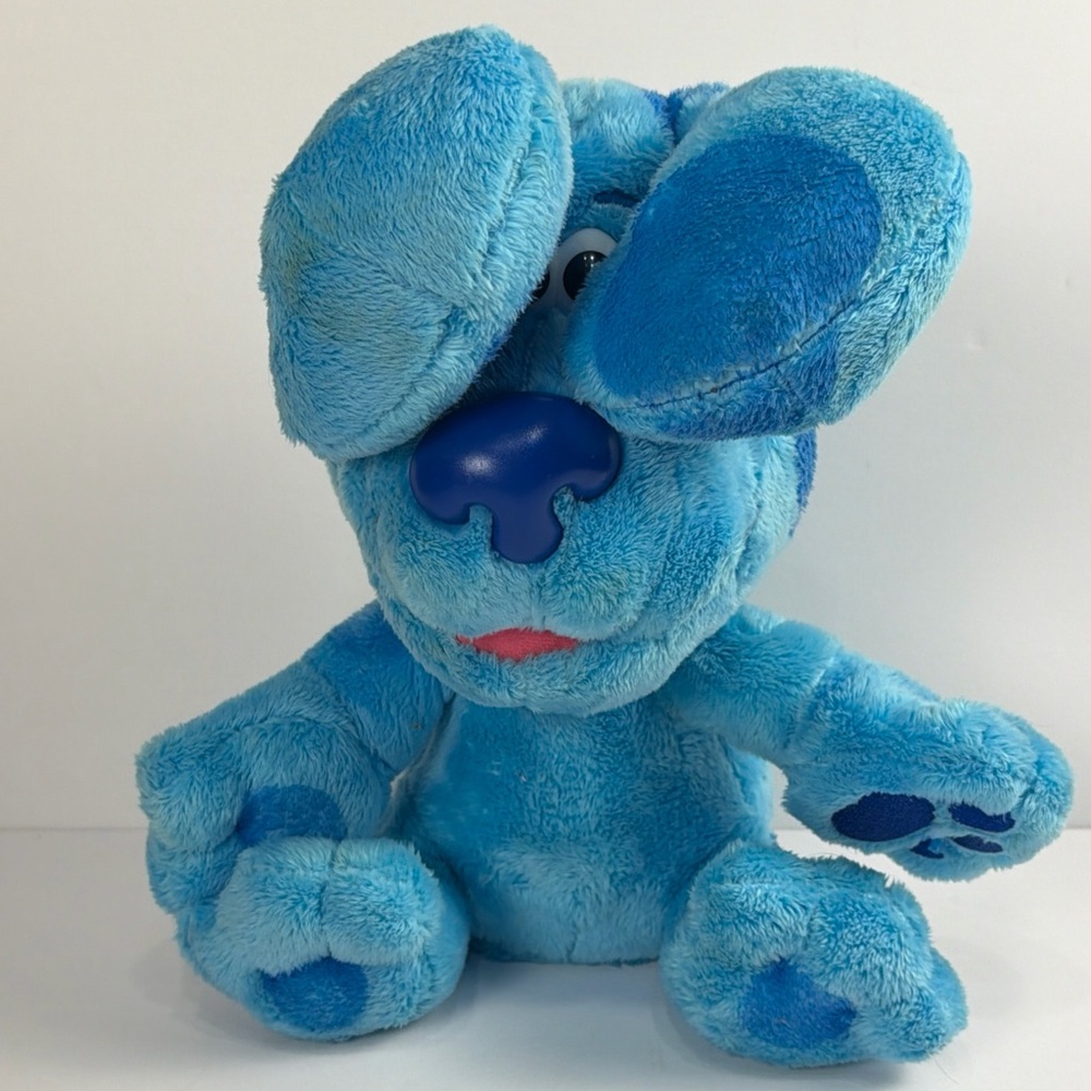 Blues Clues & You Peek-A-Blue Interactive Plush Dog 10" Barks Plays Peek A Boo